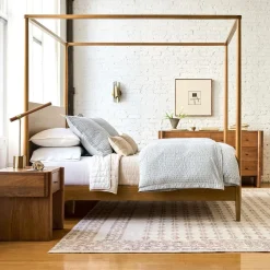Mid-Century Canopy Bed