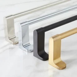 Mid-Century Contour Bathroom Hardware
