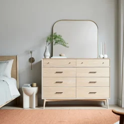 Mid-Century 8-Drawer Dresser (59")