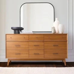 Mid-Century 9-Drawer Dresser (70")