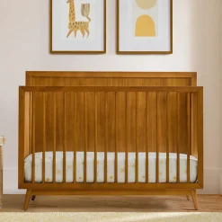 Mid-Century 4-in-1 Convertible Crib
