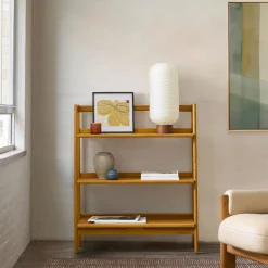 Mid-Century Low Bookshelf (36")