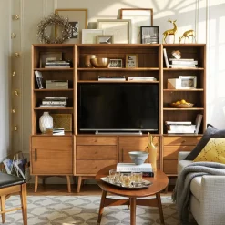 Mid-Century Media 6-Piece Set (81") - Acorn