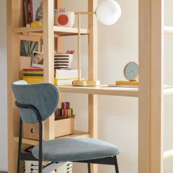 Mid-Century Modern Petal Upholstered Chair