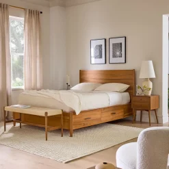 Mid-Century Storage Bed