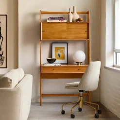 Mid-Century Wall Desk (38")