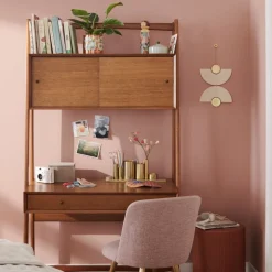 Mid-Century Wall Desk (38")