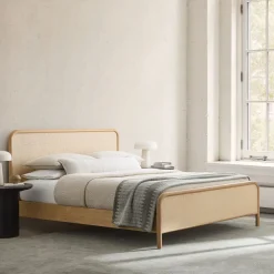 Miles Woven Rattan Bed