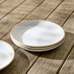 Mill Melamine Outdoor Salad Plate Sets