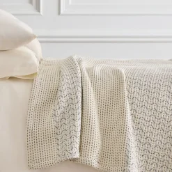 Mixed Herringbone Blanket