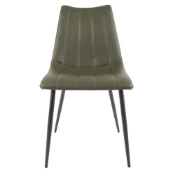 Modern Channeled Back Dining Chair (Set of 2)