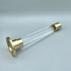 Modern Home by Bellver Projected Acrylic & Brass Wall Hook