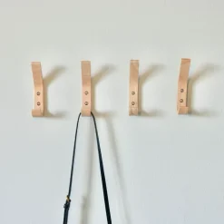 Modern Home by Bellver Wooden L-Shaped Double Wall Hooks - Set of 4
