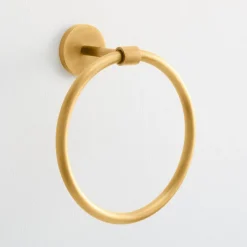Modernist Bathroom Hardware - Antique Brass