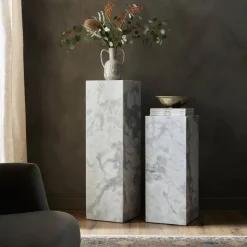 Modern Marble Plant Stand