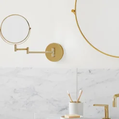 Modern Overhang Swivel Vanity Mirror