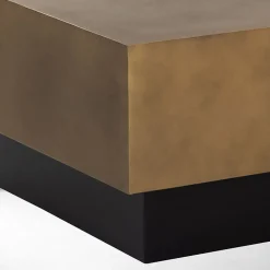 Modern Steel Rectangle Coffee Table (50")