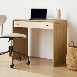 Modern Waterfall Mini Desk (36")