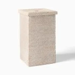 Modern Weave Lidded Hamper