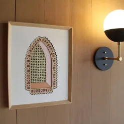 Molly M Framed Wall Art - Lancet Neutral