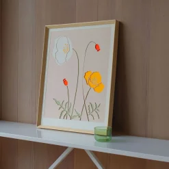 Molly M Framed Wall Print - Iceland Poppy
