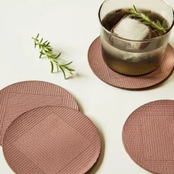 Molly M Within Leather Coasters - Set of 4