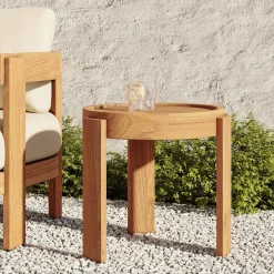 Monterey Outdoor Teak Side Table (20")
