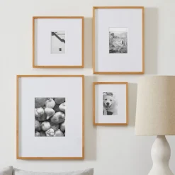 Multi-Mat Wood Gallery Frames - Wheat