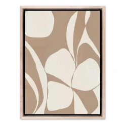 Muted Petals No. 1 Framed Wall Art by Shatha Al Dafai