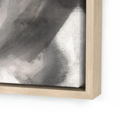 Mystic Land 2 Black Framed Wall Art by Shatha Al Dafai