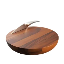 Nambe Harmony Cheeseboard & Knife