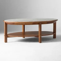 Nary Marble Coffee Table (48")