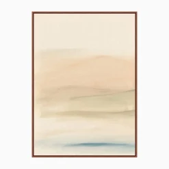 Neutral Watercolor Landscape Wall Art