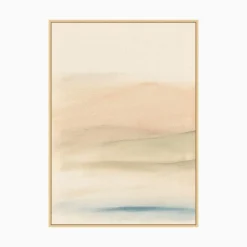 Neutral Watercolor Landscape Wall Art