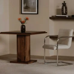 Nicholas Solid Oak Bar and Cafe Table (35")