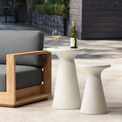 Nishadi Round Outdoor Side Table (14”–17”)