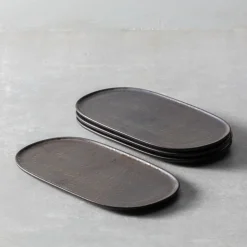 Nivo Metallic Coupe Serve Platter