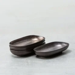 Nivo Metallic Low Serve Bowl