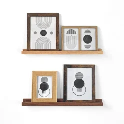 Nook Woodworking Picture Ledge Display Shelf (6"–84")