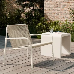 Oceana Outdoor Lounge Chair & Syros Side Table (19") Set