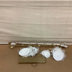 Open Box: Amara Ceramic Linear Chandelier (50") - Champagne, Ivory