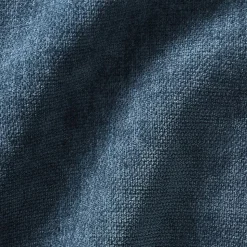 Open Box: Andes Right-Arm Chair - Performance Distressed Velvet Ink Blue, Blackened Brass