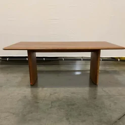 Open Box: Anton Solid Wood Coffee Table (44") - Burnt Wax
