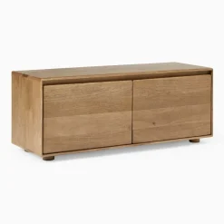 Open Box: Anton Solid Wood Entryway Bench (44") - Burnt Wax