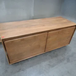 Open Box: Anton Solid Wood Entryway Bench (44") - Burnt Wax