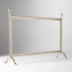 Open Box: Bauble Fireplace Screen - Nickel