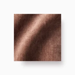 Open Box: Dalton Right-Arm Bumper Chaise - Performance Distressed Velvet Brick, Almond