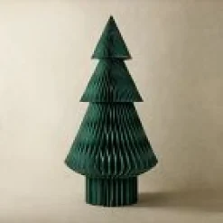 Open Box: Decorative Paper Floor Tree (7') - Green