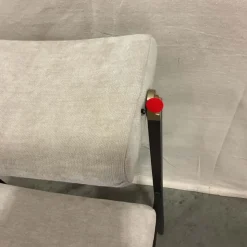 Open Box: Freeman Pivot Dining Chair - Performance Distressed Velvet Sand, Textured Antique Bronze