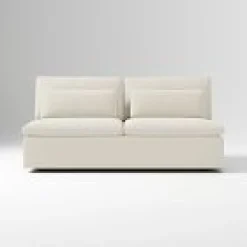 Open Box: Harmony Modular Armless Double - Performance Boucle Oatmeal